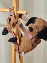 Plecak dla dziecka w kształcie psa z szelkami i smyczą bezpieczeństwa - wielobarwny. Torby i plecaki dziecięce Sinsay. W wyprzedaży za 24.99 zł.