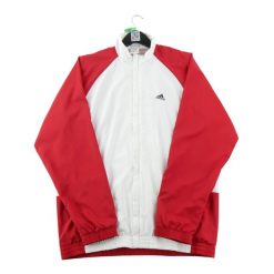 Second life - Kurtka męska ClimaLite Y2K czerwona - Stan bardzo dobry. Czerwone kurtki męskie Adidas, m, bez wzorów, z materiału, climalite (adidas). Za 168.96 zł.