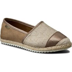 Espadryle BIG STAR - W274249 Beż. Brązowe espadryle damskie Big Star, z materiału. Za 79.00 zł.