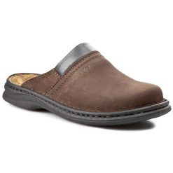 Klapki Josef Seibel. Brązowe klapki męskie Josef Seibel. Za 344.99 zł.