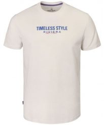 T-Shirt (Koszulka) Męska - Pako Jeans - Biała, Niewielki Nadruk. Białe t-shirty męskie Pako Jeans, l, bez wzorów, z bawełny, casualowe, bez kołnierzyka. Za 69.00 zł.