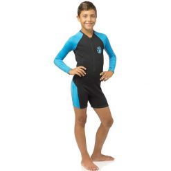 Pianka neoprenowa z długim rękawem Cressi Little Shark Shorty Jr Blue 5/6. Czarne kąpielówki dla chłopców CRESSI, bez wzorów, z neoprenu, długie. Za 199.00 zł.