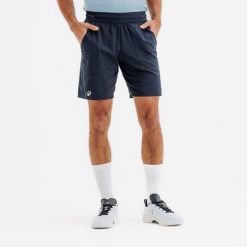 Spodenki do padla męskie Kuikma Dry+ oddychające. Niebieskie krótkie spodenki sportowe męskie KUIKMA, l, bez wzorów, z elastanu, tenisowe. Za 99.99 zł.