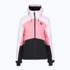 Kurtka narciarska damska SCOTT Ultimate Dryo 10. Czerwone kurtki damskie Scott, na zimę, l, bez wzorów, z materiału, bez kaptura. Za 899.99 zł.