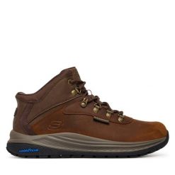 Trekkingi Skechers. Brązowe trekkingi męskie Skechers, trekkingowe. Za 429.99 zł.