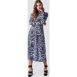 Rut&Circle Siateczkowa sukienka Leo - Blue. Sukienki damskie marki Rut&Circle. Za 202.95 zł.