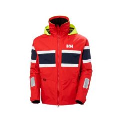 Męska kurtka żeglarska Salt, czerwona. Czerwone kurtki męskie Helly Hansen, m, bez wzorów, z materiału, klasyczne, bez kaptura. Za 1,343.00 zł.