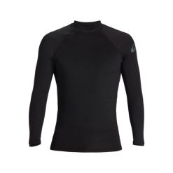Koszulka surfingowa z długim rękawem UPF 50 dla Mężczyzn EVERYDAY HEAT. Czarne bluzki z długim rękawem męskie Quiksilver, m, bez wzorów, z elastanu, bez kołnierzyka. Za 249.99 zł.