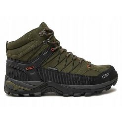 Buty trekkingowe dla mężczyzn CMP Rigel MID. Zielone trekkingi męskie CMP, trekkingowe. Za 429.99 zł.