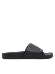 Karl Kani Klapki Pool Slide Prm PD00006204 Czarny. Czarne klapki damskie Karl Kani, bez wzorów, z tworzywa sztucznego, bez obcasa. Za 89.99 zł.