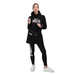 Bluza damska z kapturem Lonsdale Pitlessie. Białe bluzy damskie Lonsdale, xs, bez wzorów, z dresówki, z kapturem. Za 279.00 zł.