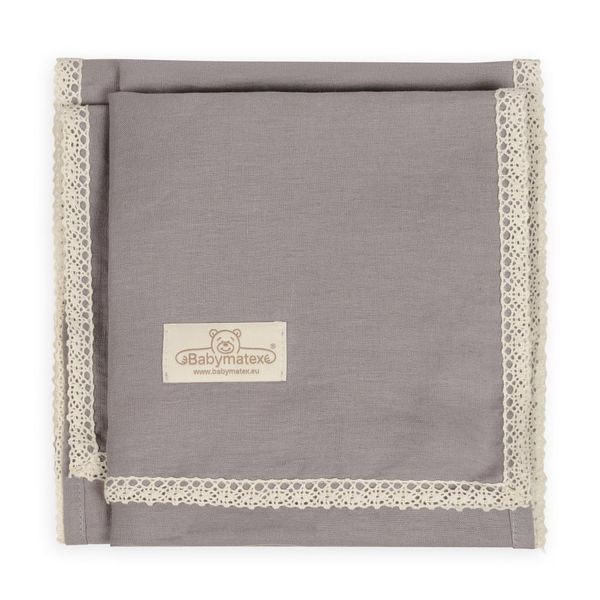 Kocyk LINEN 75x100. Szare kocyki dla dzieci Multitex, z materiału. Za 161.01 zł.