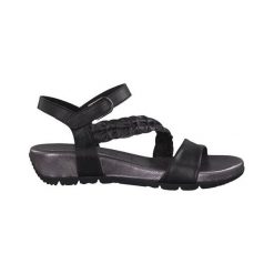 Tamaris Sandały czarny female czarny 36. Czarne sandały damskie Tamaris, bez wzorów, ze skóry, bez obcasa, bez zapięcia. W wyprzedaży za 179.00 zł.