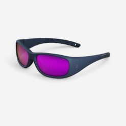 Okulary przeciwsłoneczne turystyczne - MH T100 - dla dzieci 6-10 lat - kat. 3. Szare okulary przeciwsłoneczne dla dzieci Decathlon. Za 39.99 zł.