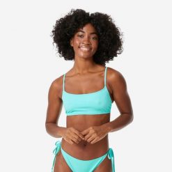 Góra kostiumu kąpielowego damska Roxy Braletka. Niebieskie bikini damskie Roxy, m, bez wzorów. Za 79.99 zł.