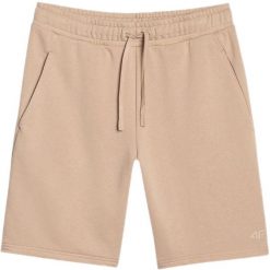 KRÓKIE SPODENKI MĘSKIE DRESOWE 4F M571 BEZ r. L. Krótkie spodenki sportowe męskie 4f, l, bez wzorów, z dresówki. Za 88.36 zł.