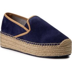 Espadryle MARC O'POLO - 703 13833801 300 Dark Blue 880. Niebieskie espadryle damskie Marc O'Polo, bez wzorów, z materiału, bez obcasa, na koturnie, bez zapięcia. W wyprzedaży za 249.00 zł.