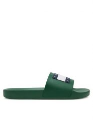 Tommy Jeans Klapki Tommy Jeans Pool Slide Ess EM0EM01191 Zielony. Zielone klapki męskie Tommy Jeans, z jeansu. Za 109.99 zł.