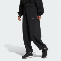 Spodnie Soft Lux Loose. Czarne obuwie sportowe damskie Adidas, bez wzorów, na fitness i siłownię. Za 329.00 zł.
