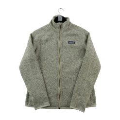 Second life - Kurtka polarowa damska beżowa - Jak nowy. Brązowe kurtki damskie Patagonia, m, bez wzorów, z jeansu, bez kaptura, trekkingowe. Za 300.96 zł.