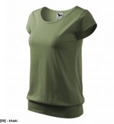 City 120 - ADLER - Koszulka damska, 150 g/m2, - khaki M. Brązowe t-shirty damskie Malfini, m, bez wzorów, bez kołnierzyka. Za 31.77 zł.