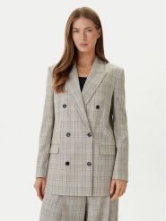 BOSS Marynarka Jukana1 50555334 Beżowy Regular Fit. Brązowe żakiety damskie Boss, bez wzorów, z wełny. Za 2,199.00 zł.