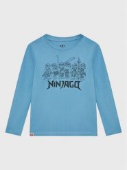 LEGO Bluzka 12010657 Niebieski Regular Fit. Niebieskie t-shirty dla chłopców LEGO, bez wzorów, z bawełny, bez ramiączek. Za 69.99 zł.