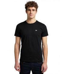 MĘSKA KOSZULKA LEE ZESTAW CREW CZARNY/SZARY 112142481. Czarne t-shirty męskie Lee, m, bez wzorów, bez kołnierzyka. Za 139.99 zł.