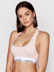 Calvin Klein Underwear Biustonosz top 0000F3785E Różowy. Czerwone biustonosze Calvin Klein Underwear, bez wzorów, z bawełny. Za 129.99 zł.