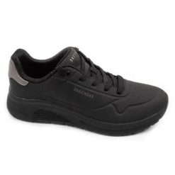 Buty do chodzenia damskie Skechers Uno Lite 2. Czarne obuwie sportowe damskie Skechers, bez wzorów, z materiału, trekkingowe. Za 354.00 zł.