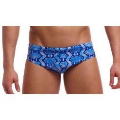 Kąpielówki męskie Funky Trunks Blue Viper - slipy. Niebieskie kąpielówki męskie FUNKY TRUNKS, m, bez wzorów, do pływania. Za 139.00 zł.