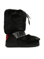LOVE MOSCHINO Śniegowce JA24222G0HJW0000 Czarny. Czarne śniegowce i trapery damskie Love Moschino, ze skóry. Za 849.99 zł.