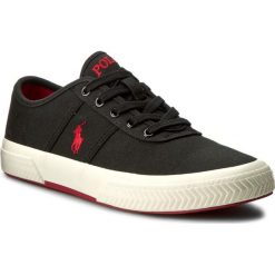 Tenisówki POLO RALPH LAUREN - Tyrain A85 XZ4YZ XY4YZ XW4RD Polo Black. Czarne trampki męskie Polo Ralph Lauren, z materiału. W wyprzedaży za 269.00 zł.