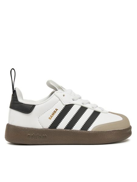 Adidas Sneakersy adiform Samba 360 IH3505 Biały. Białe buty sportowe dziewczęce Adidas, bez wzorów, ze skóry, bez zapięcia. Za 199.99 zł.
