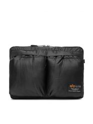 Alpha Industries Etui na laptopa 108942 03 Czarny. Czarne torby na laptopa męskie Alpha Industries, bez wzorów, z materiału. Za 179.99 zł.