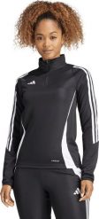 Adidas Bluza damska Tiro 24 Training czarna IJ9962 XL. Czarne bluzy damskie Adidas, xl, bez wzorów, bez kaptura. Za 228.99 zł.