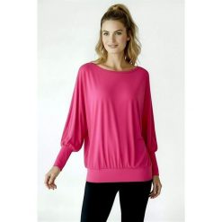 Bluzka damska do tańca i fitness różowa Latina 2skin. Czerwone bluzki damskie 2SkIN, bez wzorów, bez kaptura, na fitness i siłownię. Za 139.00 zł.