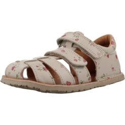 Sandały FRODDO G3150283 Kwiatowy. Sandały damskie Froddo, bez wzorów, ze skóry, bez obcasa, bez zapięcia. Za 305.99 zł.