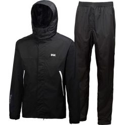 2-częściowy zestaw przeciwdeszczowy "Lysefjord" w kolorze czarnym. Kurtki damskie marki Helly Hansen. W wyprzedaży za 391.95 zł.