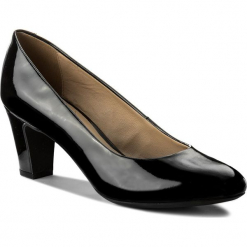 Półbuty GEOX - D Mariele Mid B D32T7B 00066 C9997 Black. Czarne półbuty damskie Geox, z lakierowanej skóry, eleganckie. W wyprzedaży za 249.00 zł.