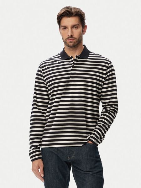 Jack & Jones Polo 12295163 Czarny Regular Fit. Czarne koszulki polo męskie Jack & Jones, m, bez wzorów, bez ramiączek. Za 139.99 zł.