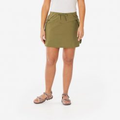 Spódnico-spodenki turystyczne damskie Quechua NH500. Szorty sportowe damskie QUECHUA, xl, bez wzorów, z poliesteru, sportowe, trekkingowe. Za 69.99 zł.