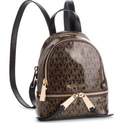 Plecak MICHAEL MICHAEL KORS - Rhea Zip 30H8GEZB1V Brn/Gold. Brązowe plecaki damskie marki MICHAEL Michael Kors, ze skóry ekologicznej, klasyczne. Za 869.00 zł.