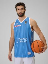 4F Koszulka meczowa replika wyjazdowa z sezonu 2025/26 męska 4F x Górnik Wałbrzych - niebieska XS. Niebieskie koszulki sportowe męskie 4f, m, bez wzorów, z materiału, bez kołnierzyka. Za 219.99 zł.