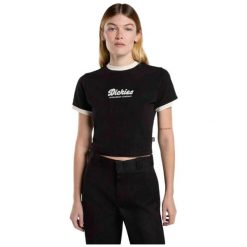 Koszulka Dickies Leviston Ringer W Czarna. Czarne t-shirty damskie Dickies, bez wzorów, sportowe, bez kołnierzyka. Za 156.51 zł.