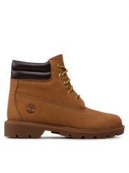 Timberland Trapery 6in Water Resistant Basic TB0A2M9F231 Brązowy. Brązowe buty zimowe chłopięce Timberland, bez wzorów, z nubiku, bez zapięcia. Za 359.99 zł.