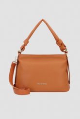 VALENTINO Torebka pomarańczowa Ring Re. Brązowe torebki do ręki damskie Valentino by Mario Valentino, bez wzorów, klasyczne, bez dodatków. W wyprzedaży za 369.99 zł.