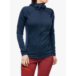 Bluza turystyczna damska Montane Protium Lite Hoodie. Niebieskie bluzy damskie Montane, na zimę, m, bez wzorów, bez kaptura. Za 340.99 zł.