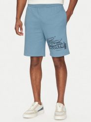 Lacoste Szorty sportowe GH0286 Niebieski Regular Fit. Niebieskie krótkie spodenki sportowe męskie Lacoste, m, bez wzorów, z bawełny. Za 259.99 zł.