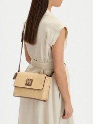 Nine West Torebka CEO-Sullivan Heart-LDA9446 Beżowy. Brązowe listonoszki damskie Nine West, bez wzorów, z syntetyku, bez dodatków. Za 219.99 zł.